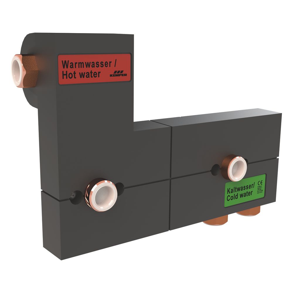Kemper Thermotrenner, Dn 15, Rp 1/2", Pn 10, Stichmaß 150mm, Pn 16, Figur 550 01