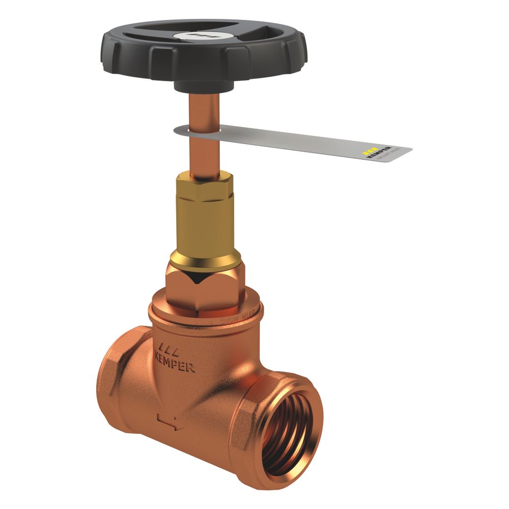 Kemper Geradsitz-absperrventil Dn 15 Ig, Pn 16, Rotguss, Figur 183 02
