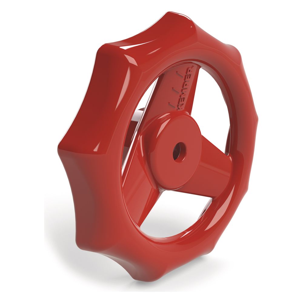 Kemper Handrad Für Freistrom-absperrventil, Dn 15/20, Rot, G01000600712000