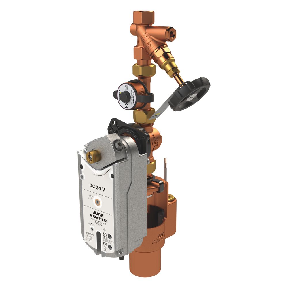 Kemper Khs Spülgruppe 24v Mit Control-plus, Dn 15, Pn 10, Figur 684 01