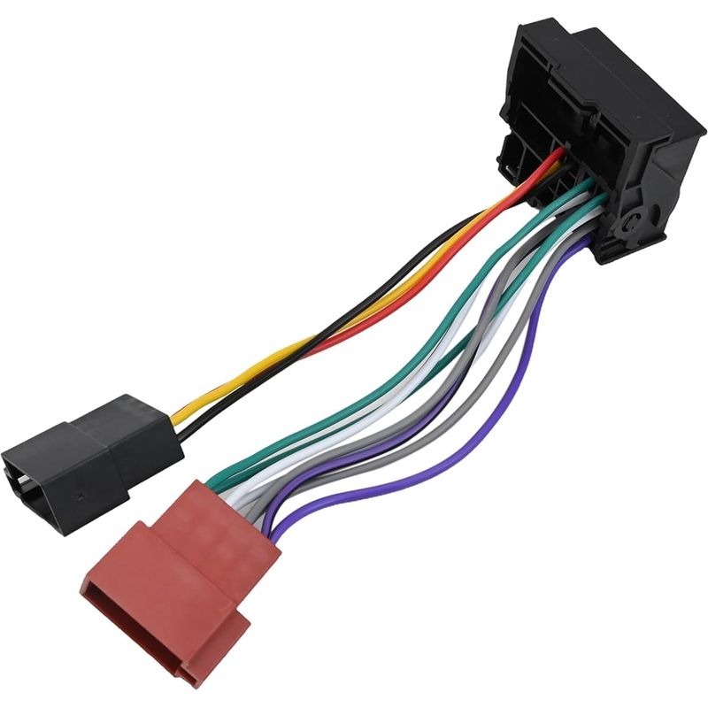 Iso 16-poliges Kfz-adapterkabel (weiblich) Kompatibel Mit Volkswagen Rcd200, Rcd300, Rcd310, Rcd510 – Direkte Installation, 12 V (2er-pack)