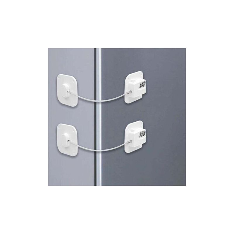 Set Mit 2 Zahlenschlössern Für Kühlschränke, Kindersichere Kühlschrank-sicherheitsschlösser, Selbstklebende Zahlenschlösser Für Kühlschränke, Sicherheitsschlösser Für Kühlschranktüren, Fenster, Schrän