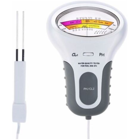 Pair Lntyq Testeur Numérique De Qualité De L'Eau - Ph Et Chlore Cl2 - Analyse Numérique De La Qualité De L'Eau - Pour Piscine, Spa, Jacuzzi, Etc