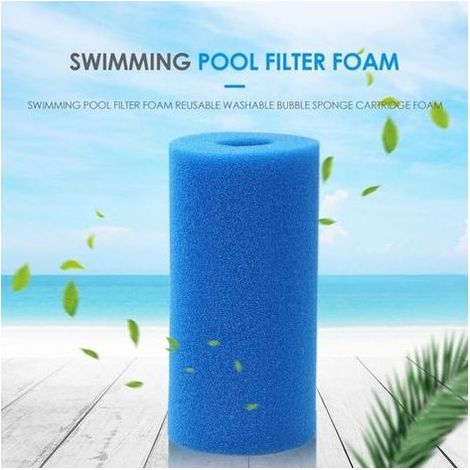 Pair 1pcs 20 X 10 X 4cm Réutilisable Eau Lavable Piscine Filtre Éponge Colonne Concentrique Cylindre Filtre Éponge