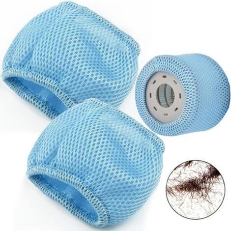 Pair Csparkv 2 Pièces Filets De Protection Compatibles, Filet À Mailles Pour Filtres De Spa, Chaussettes Pour Skimmer De Piscine, Filet De Protection En Maille, Sac En Filet Pour Élément Filtrant