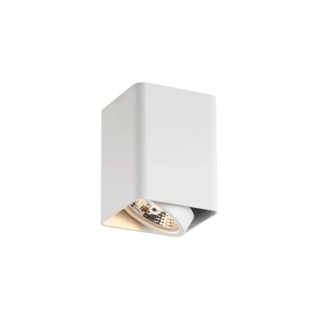 Design-aufbaustrahler Weiß Gu10 70mm Dreh- Und Schwenkbar - Vox