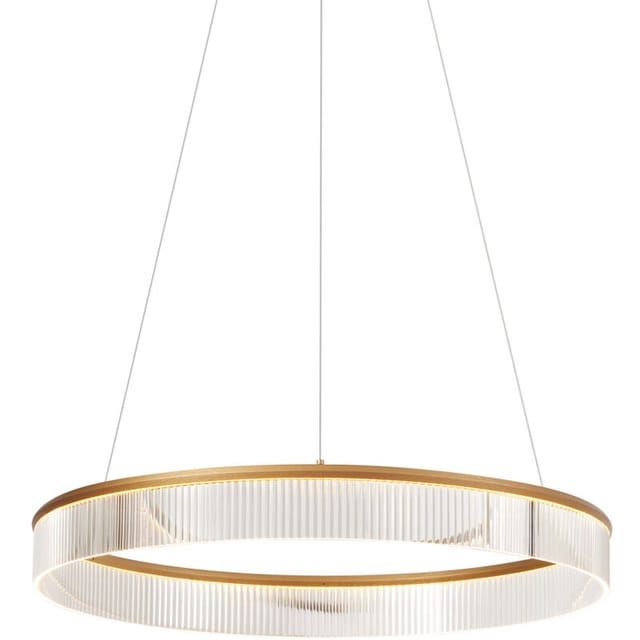 Moderne Hängelampe Messing 78cm Inkl. Led 3-stufen-dimmbar - Anello Chandelier