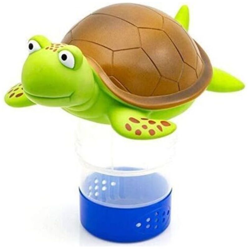 Hochwertiger Schwimmender Chlorspender Für Haustiere, Geeignet Für Chemische Tabletten, Kompatibel Mit 3-zoll-tabletten, Bromhalter (schildkröte)