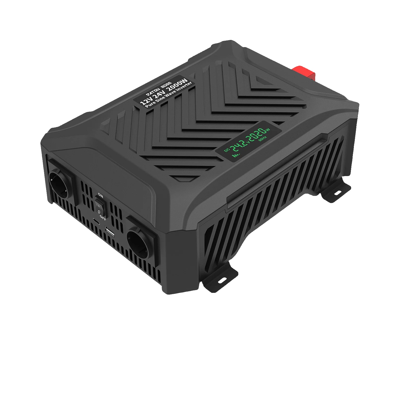 Datouboss Sinus-wechselrichter, 1200 W Bis 3000 W Ausgangsleistung, Automatische 12-v-/24-v-umschaltung
