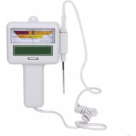 Ph-mètre Numérique, Stylo De Test De La Qualité De Eau, Mètre De Niveau De Chlore, Testeur De Chlore Résiduel Portable, Compteur De Détection De La Qualité De Eau Pour Piscine, Spa, Outil De Test