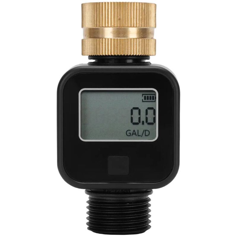 Zeitschaltuhr Für Bewässerungsventile Aus Messing Mit Einem Auslass – Schutzart Ip55 (wasserdicht), Bedienung Per Drehknopf/taste, Lcd-display. Us-gewinde.