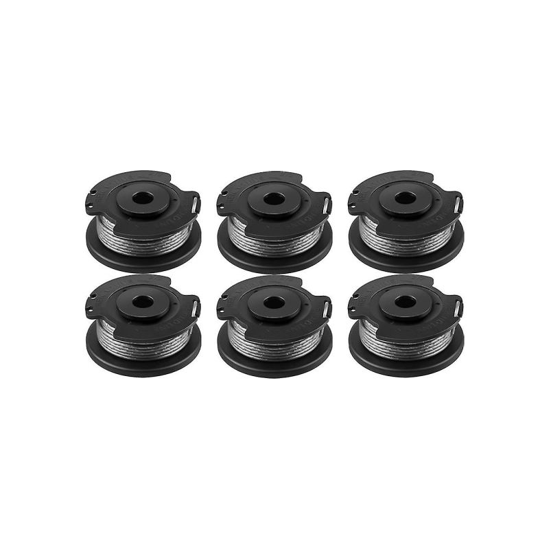Packung Mit 6 Trimmerfadenspulen Und Trimmerfaden F016800569 Für Bosch Easygrasscut 23, 26, 18, 18-230, 18-260, 18-26 Ersatzteile