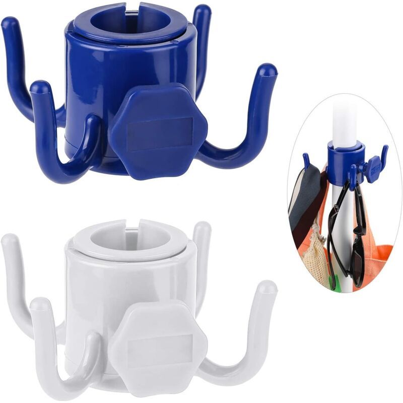 Ecleanfy Sonnenschirmhaken Für Den Strand, 2er-packung, 4-krallen-sonnenschirmhalter, Reisezubehör Für Camping Und Strand