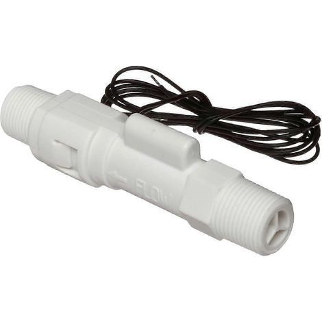 Gems 197084 Fs380p Serie Sensoren, Polypropylen-durchflussdetektor, Inline, Kolbenbetätigt, Durchflusseinstellung 1,5 Gpm, 3/8" Npt Außengewinde, Ausgabe 0519