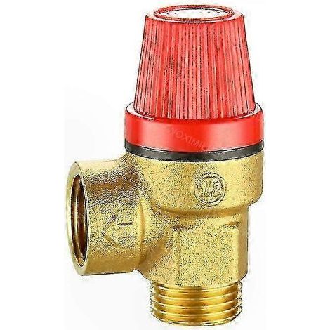 Sicherheitsventil Aus Messing, 1/2"-außengewinde, 5 Bar Druck, Zur Dekompression Von Wasser, Öl Und Gas.