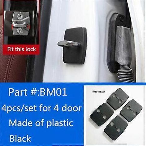 Set Mit 4 Türschloss-schutzvorrichtungen Für Bmw X1, X3, X5, X6, X7, M3, M4, M5, M6, 325, 328, F30, F35, F10, F18, Gt 1, 2, 3, 4, 5, 6 Und 7er Reihe.