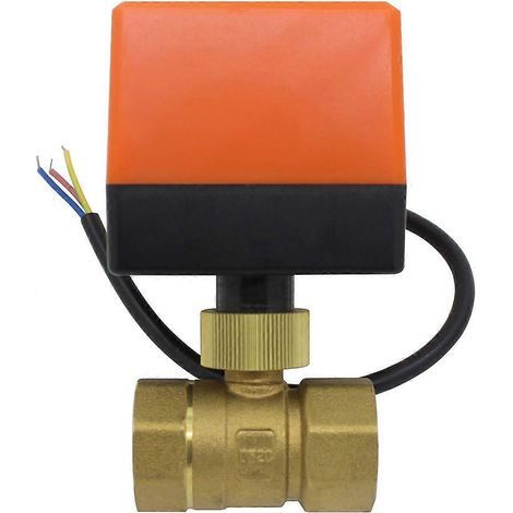 Zuverlässiges Und Energieeffizientes Motorisiertes Elektrisches Kugelventil Aus Messing Zur Durchflussregelung In Wasser-, Gas- Und Ölsystemen.