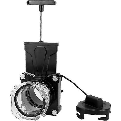 Absperrventil Für Wohnmobilabwasser Mit Auslaufsicherem Stopfen, Zum Aufschrauben, Kompatibel Mit 7,6 Cm (3 Zoll) Abflussrohren.