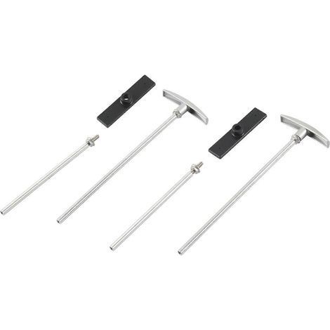 Set Bestehend Aus 2 Griffen Für Abwasserablassventile Von Wohnmobilen, Metallverlängerungsstangen Zur Vereinfachten Regulierung Des Abwasserdurchflusses, 2 Paar Tragbaren