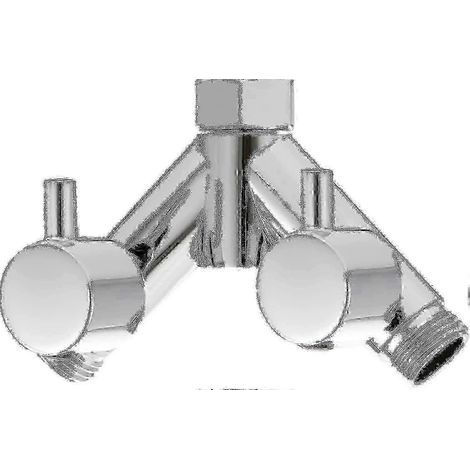 2-wege-duscharmatur, 1/2-zoll-y-verteiler Für Schlauch Und Duschkopf