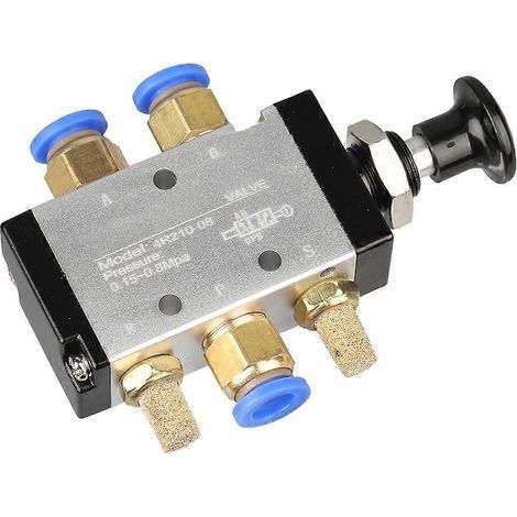 4r210-08 Manueller 2-wege-5-positionen-verteiler, Pneumatischer Druck-/zugschalter Für Verteiler 4r310-10 3r310-10
