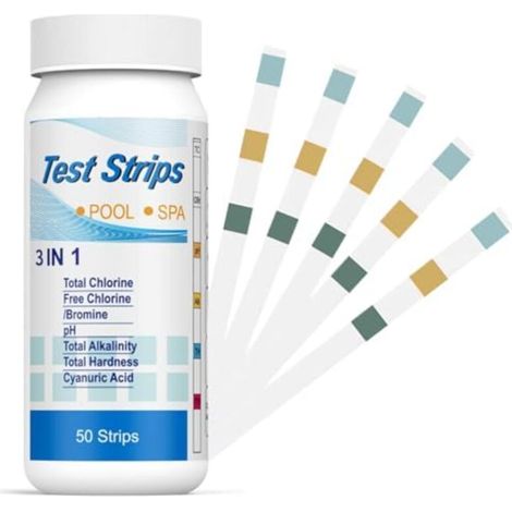Ymyny 150 Bandelette Piscine,bandelettes Test,3 En 1 Pour Piscine - Chlore Et Ph - Bandelettes De Test 3 En 1 Pour Spa,testeur Chimique Précis,ph Et Chlore Résiduel Ci - Papier Test De Dureté L'Eau