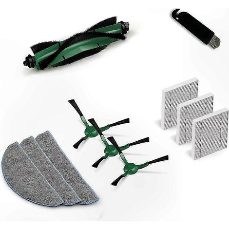 Filtre Hepa, Brosse Latérale Et Chiffon De Nettoyage Pour Aspirateur Robot - Pièces Et Accessoires De Rechange