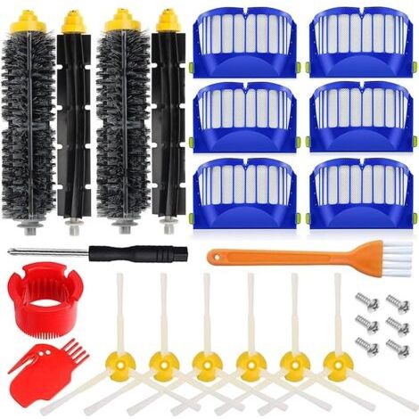 Fenoplasticaforehill Accessoires Kit Pour Irobot Roomba 600 604 605 606 610 612 614 615 616 620 621 626 627 630 631 632 639 640 650 651 660 669 670 671 672 675 676 680 681 685 687 689 690 691 692 694