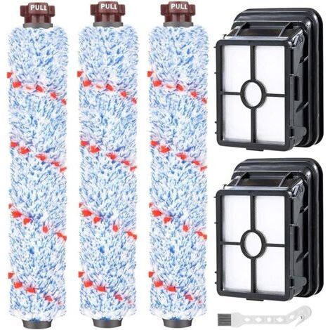 Fenoplasticakit 6pcs Remplacement Brosse Rouleau Bissell Filtres Bissell Crosswave 17132 Et 2225n Series Accessoires De Nettoyage Bissell Crosswave