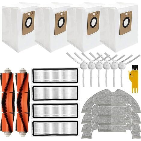 Fenoplasticakit Accessoires Pour Aspirateurs Compatible Avec Robot Dreame L10plus/z10pro/d10plus, Remplacement Nettoyer Les Pices De Rechange, Replacement Filter Mop Brush Kit (plastiques)