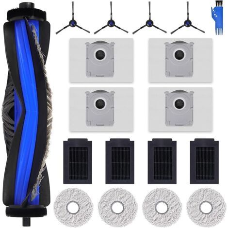 Fenoplasticat50 Max Accessoires De Rechange Pour Ecovacs Deebot T50 Max Pro Omni, T50 Max Pro Gen2 Robot Aspirateur, 1 Brosse Principale, 4 Filtres, 4 Brosses Latérales, 4 Serpillières, 4 Sacs À Pouss