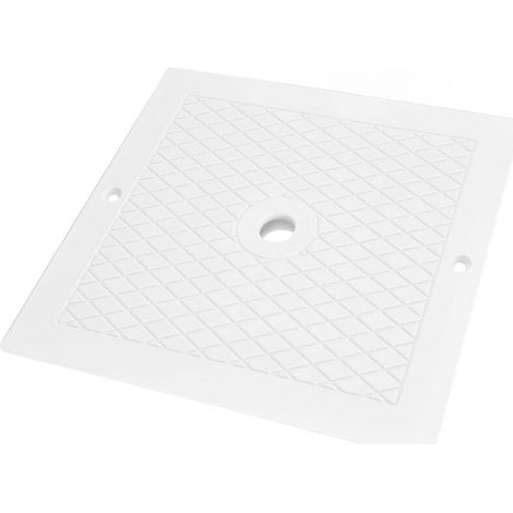 Couvercle D'Écumeur Carré De 25,5 Cm, Couverture D'Écumeur Carré De Filtration Efficace Et Facile À Installer Pour La Piscine Spa Couvercle D'Écumeur