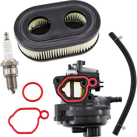 Carburateur Avec Filtre À Air Bougie D'Allumage Pour Briggs & Stratton 550ex 625ex 675ex 675is 725exi 09p702 Ohv Moteur 163cc Tondeuse À Gazon Remplace 799584 594058