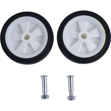 Lot De 2 Roulettes Pour Compresseurs D'Air – Roues 15,7 Cm Silencieuses Et Antidérapantes – Absorption Des Chocs – Pour Pompes À Air