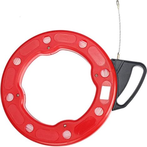 Tire Fil D'Électricien 30m En Acier Plastifié – Flexible Et Rigide – Résistant À Haute Température – Pour Espaces Confinés - Outil-30m