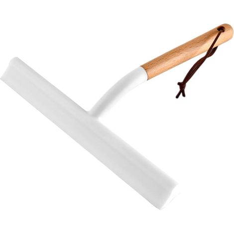 Nettoyeur De Verre De Douche – Grattoir De Salle De Bain Pour L'Hygiène Silicone Avec Poignée Ergonomique, Essuie-glace Pour Miroir, Outil De Douche Pour Comptoir, Nettoyeur De Sol Pour Cuisine