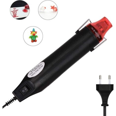 Mini Décapeur Thermique 300w – Température Max 200°c – Pour Films Thermorétractables Et Durcissement D'Argile Polymère – Outil Léger Et Durable