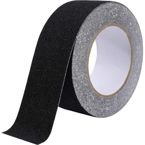 Bande Antidérapante Adhésive 5cm X 10m – Grain 80 Pour Sécurité Escalier – Haute Traction Intérieur Extérieur – Pvc Résistant Aux Intempéries
