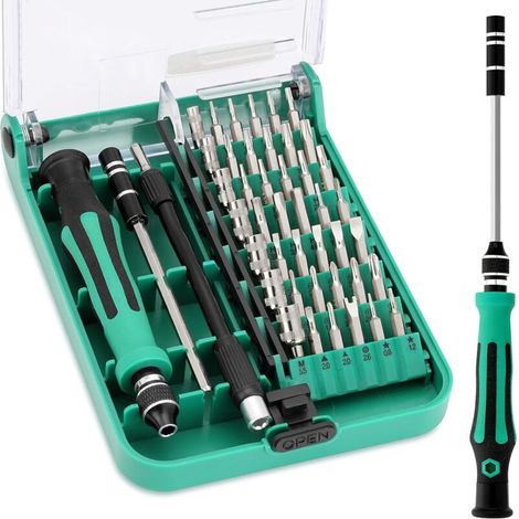 45 En 1 Tournevis Precision Kit Tools Petit Boite Tournevis De Précision Magnétique Tournevis Outils De Réparation Pour Ordinateur, Laptop, Iphone, Lunettes, Montre, Smartphone