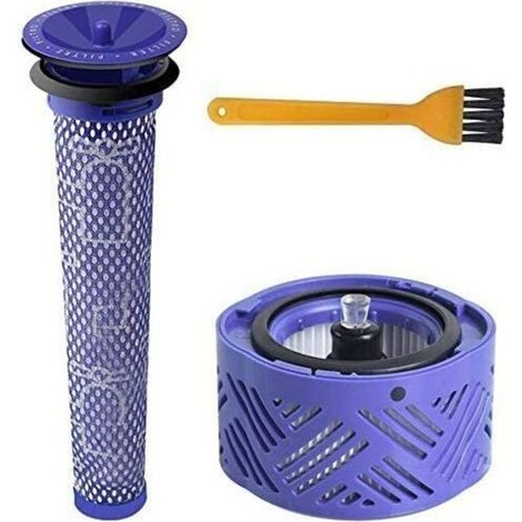Filtre Hepa Post-moteur Et Pré-filtre Pour Aspirateurs Dyson V6 V7 V8 – Kit De Remplacement Lavable – Matériaux Écologiques
