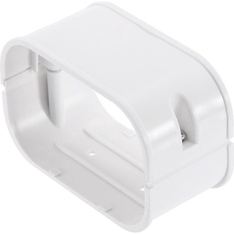 Housse Décorative En Pvc De 10,2 Cm - Kit De Couverture De Ligne - Accessoires Pour Climatiseur - Pompe À Chaleur Centrale Ca (blanc)