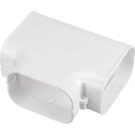 Housse Décorative En Pvc De 10,2 Cm, Tube Coudé En T, Accessoires Pour Climatiseur, Pompe À Chaleur Centrale Ac, Blanc
