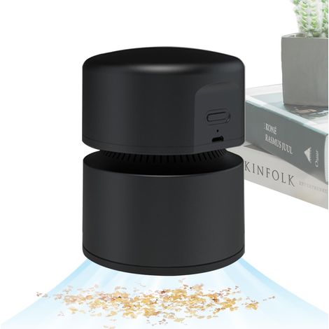 Aspirateur De Bureau - 2 Vitesses Rechargeable Sans Fil,aspirateur De Bureau Portable Mini,pour Poussière Miettes Chutes De Papier Poils D'Animaux Maison Appartement École Dortoir Lieu De