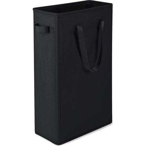 Pliable Étroit Sac À Linge Avec Poignées Panier À Ling Étroit Pour Ranger Le Linge Sale Et Organiser Les Jouets, Convient Aux Buanderies, Chambres Et Salles De Bains