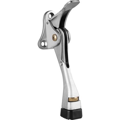 Butée De Porte À Pédale, Réglage De La Hauteur Par Un Seul Bouton, Avec Patin En Caoutchouc (emballage Individuel)