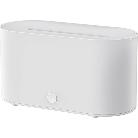Diffuseur D'Huiles Essentielles Flamme 130 Ml Humidificateur D'Aromathérapie À Ultrasons Avec Led À 7 Couleurs Changeantes Arrêt Automatique Usb-c Pour Bureau, Chevet, Bureau Et Cadeaux