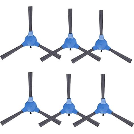 Lot De 6 Brosses Latérales De Rechange Pour Eufy Robovac 11s, Robovac 12, Robovac 15c, Robovac 30, Robovac 30c, Robovac 35c Aspirateur