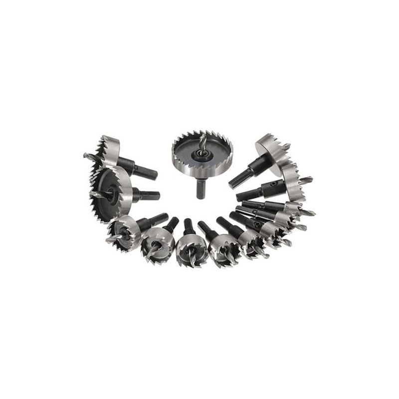 13-teiliges Metalllochsägen-set, 16-53 Mm Metallbohrer, Wolframstahl-schneidwerkzeug-set Für Edelstahl, Blech, Kupfer Und Holz.