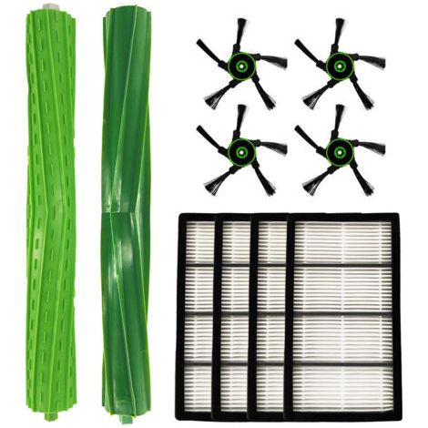 Convient Aux Accessoires De Robot De Balayage Irobot Roomba I7 + E5 E6 Brosse Latérale Filtre Brosse À Rouleau