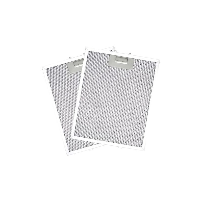Set Mit 2 Universellen Aluminiumfiltern 320 X 260 Mm – 5 Lagen Für Dunstabzugshauben – Metallfettfilter